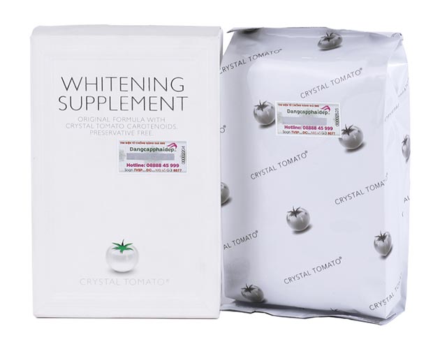 Đánh giá Whitening Supplement Crystal Tomato có tốt không