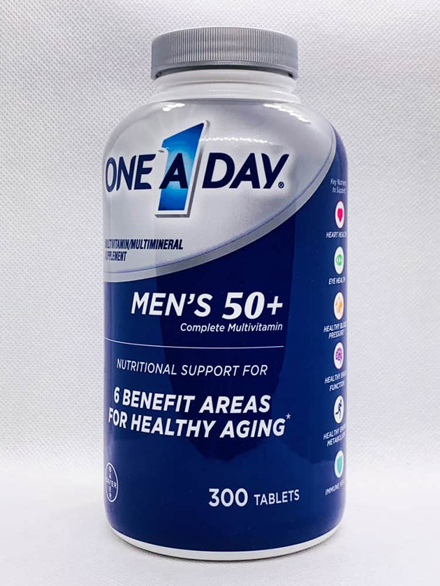 Viên uống One A Day Men's 50+ chính hãng Mỹ có giá bao nhiêu