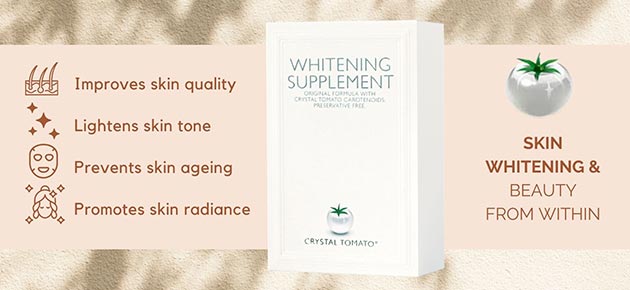 Viên uống trắng da Whitening Supplement Crystal Tomato là gì