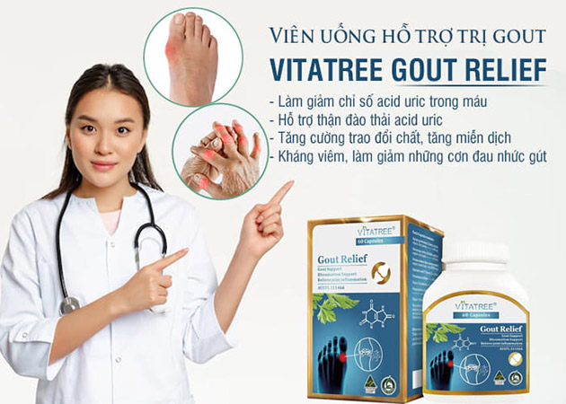 Công dụng của viên uống Gout Relief