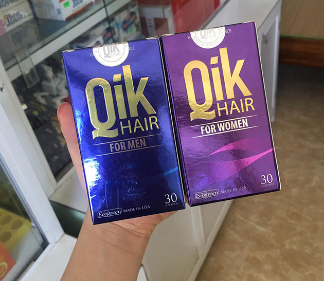 Ảnh Qik Hair For Men chính hãng tại shop
