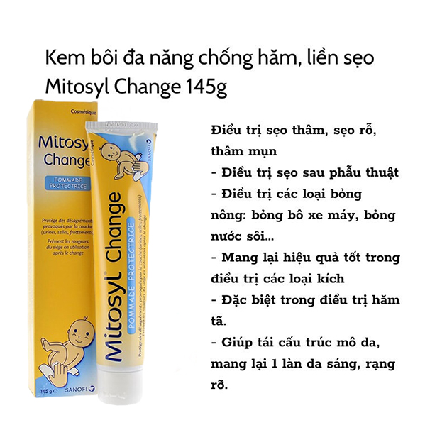 Công dụng của kem Mitosyl Change 145g
