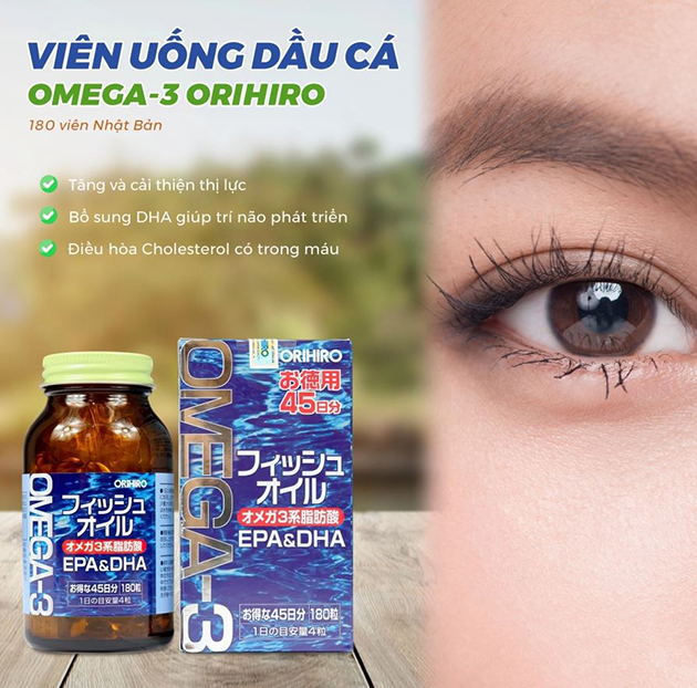 Công dụng của Omega-3 Orihiro