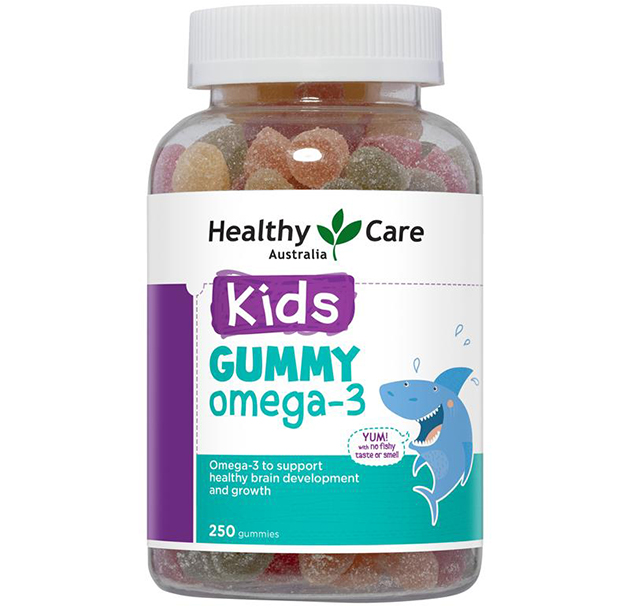 Kẹo dẻo Gummy Omega 3 Úc Healthy Care