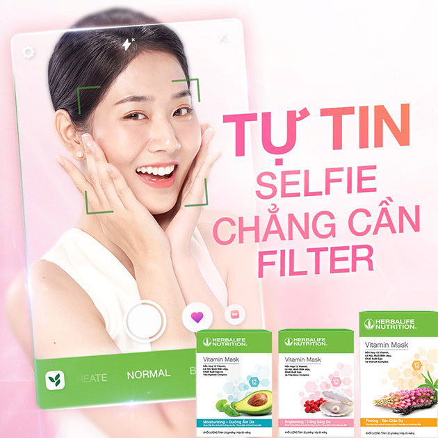 Mặt nạ trắng da Vitamin Herbalife Nutrition chính hãng giá bao nhiêu