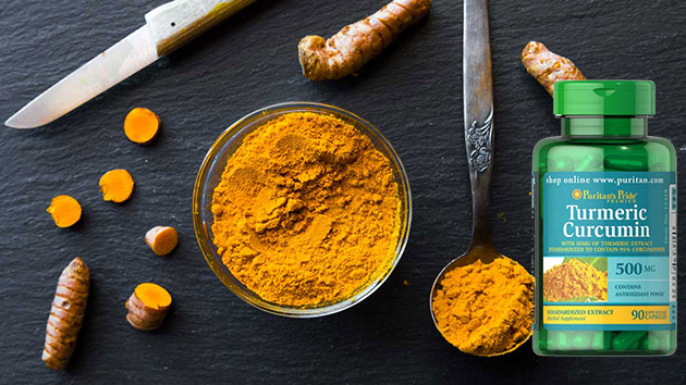 Thành phần có trong viên uống tinh chất nghệ Puritan’s Pride Turmeric Curcumin