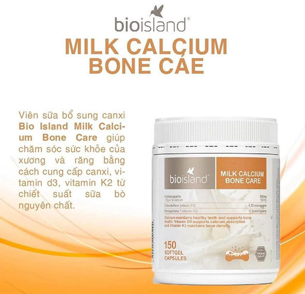 Bio Island Milk Calcium Bone Care là gì