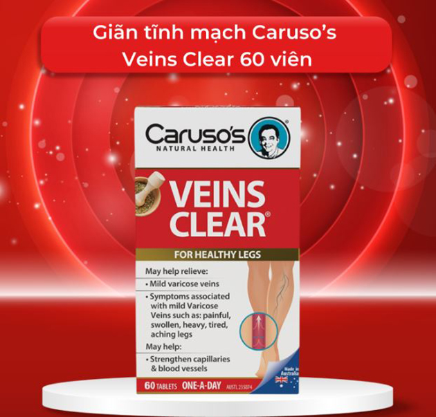 Carusos Veins Clear chính hãng giá bao nhiêu