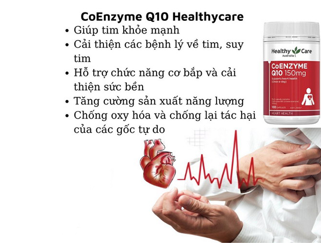 Công dụng của Coenzyme Q10 Healthy Care