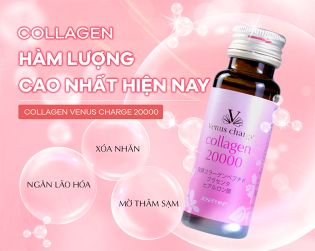 Công dụng chính của nước uống Collagen Venus Nhật Bản