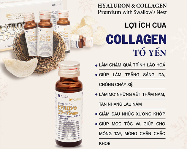 Công dụng của nước uống Collagen Yến Fine Japan Nhật Bản