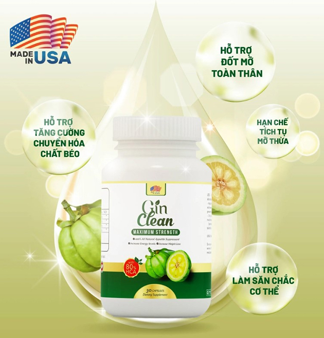 Công dụng viên uống Gin Clean của Mỹ