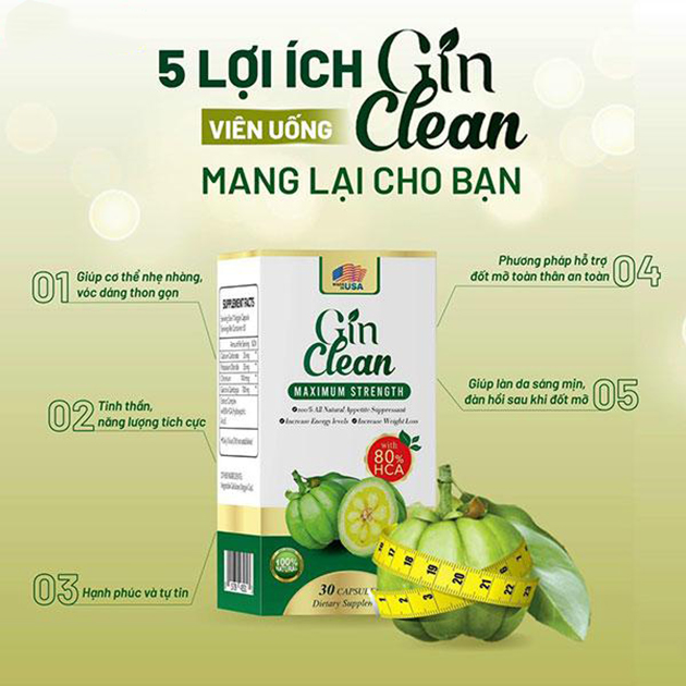 Viên uống Gin Clean có tốt không