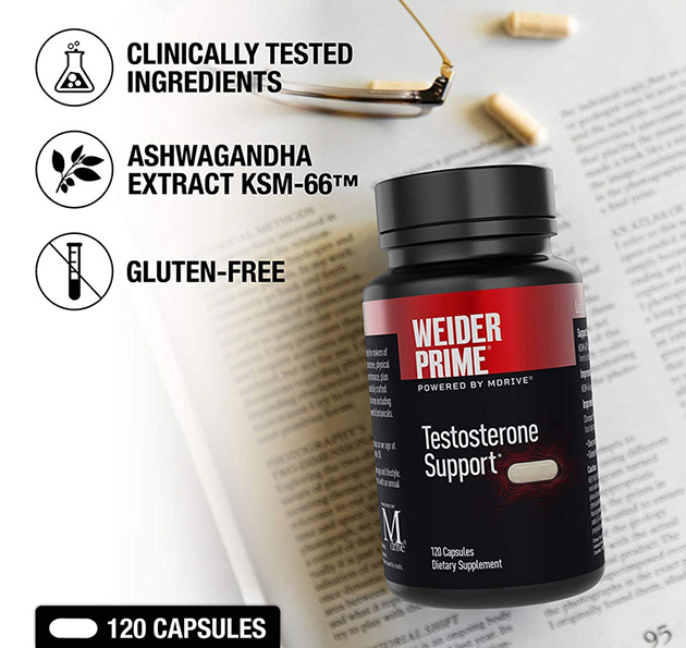 Weider Prime Testosterone Support có tốt không
