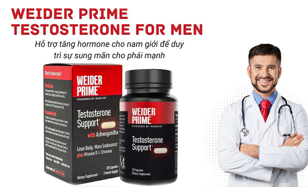 Weider Prime Testosterone Support là gì
