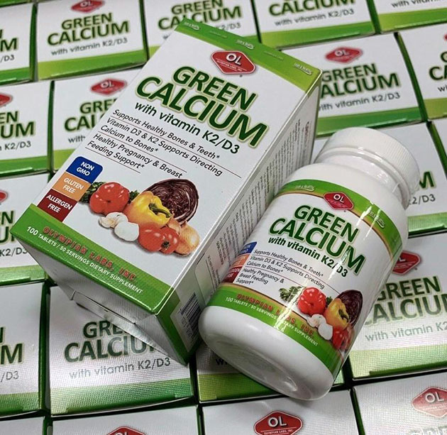 Ảnh Green Calcium chính hãng tại shop