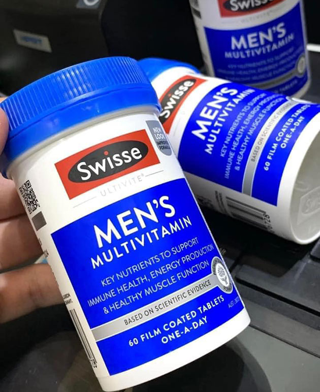 Swisse Men’s Multivitamin 60 viên giá bao nhiêu