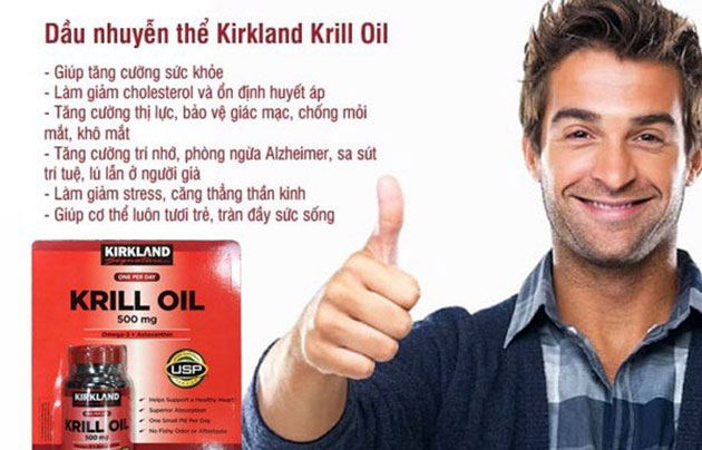 Công dụng của Kirkland Signature Krill Oil