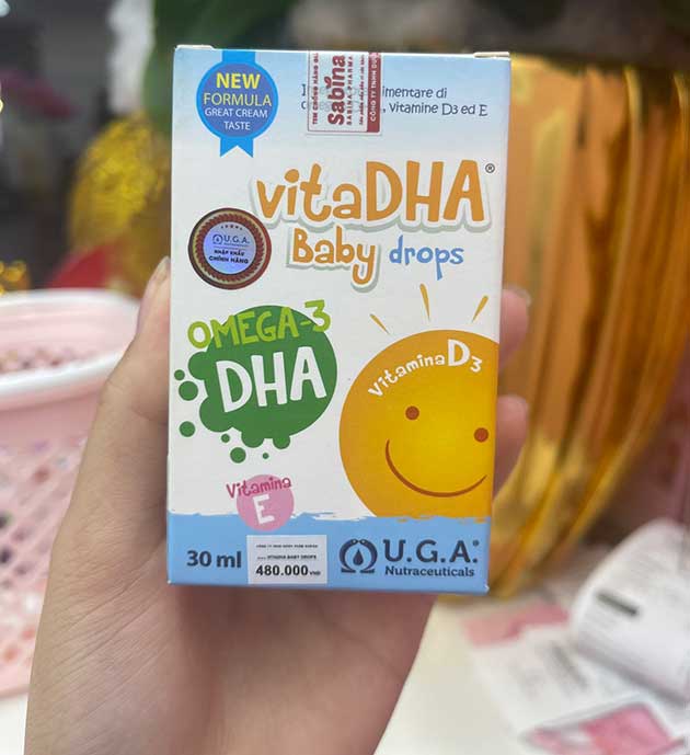 VitaDHA Baby Drops chính hãng có giá bao nhiêu