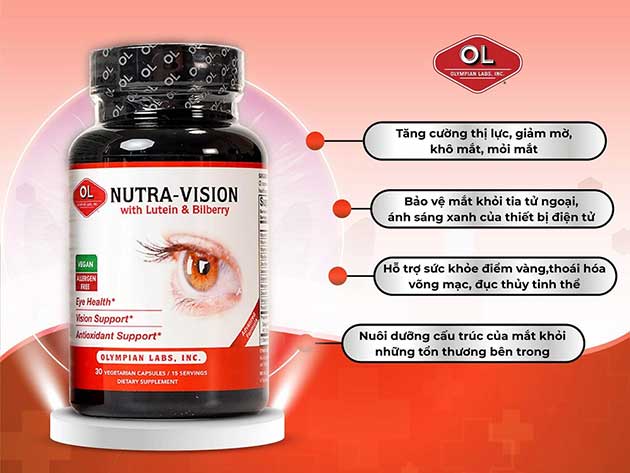 Công dụng chính của Nutra Vision