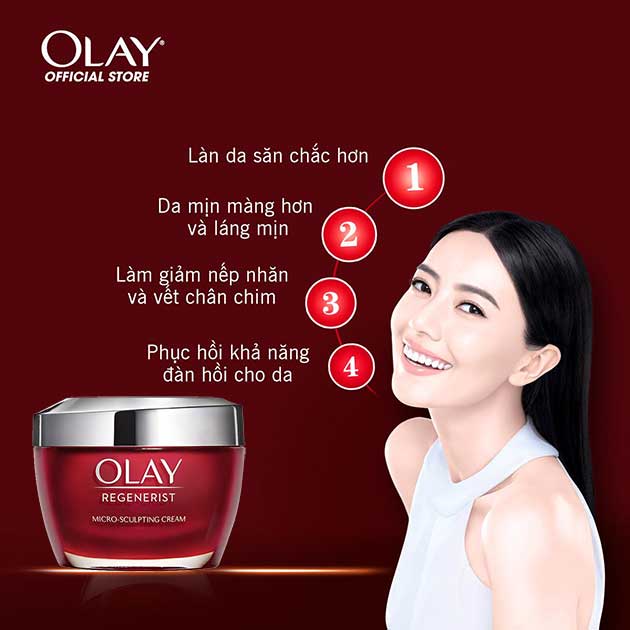 Công dụng của Olay Regenerist Micro-Sculpting Cream