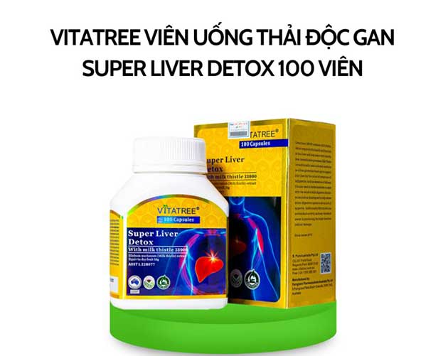 Vitatree Super Liver Detox chính hãng có giá bao nhiêu