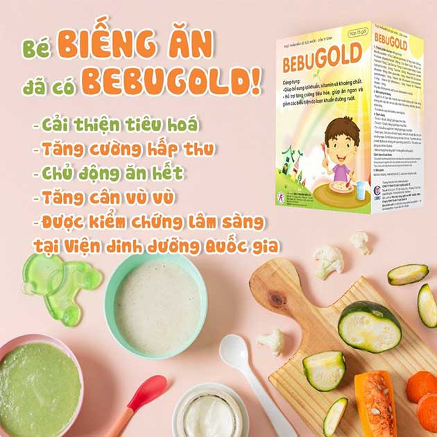 Công dụng của Cốm vi sinh Bebugold