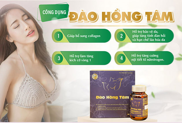 Công dụng của Đào hồng tâm