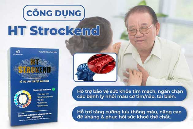 Công dụng của viên uống HT Strokend