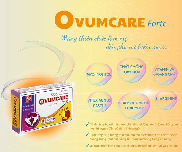 Thành phần chính trong Ovumcare Forte