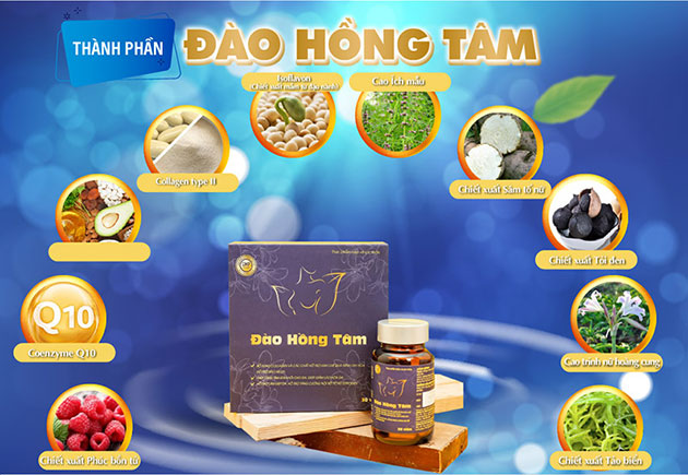 Thành phần của Đào hồng tâm