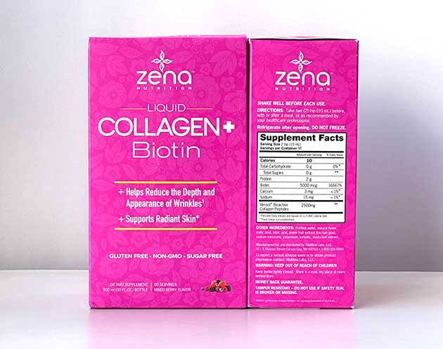 Collagen + Biotin Zena Liquid chính hãng có giá bao nhiêu