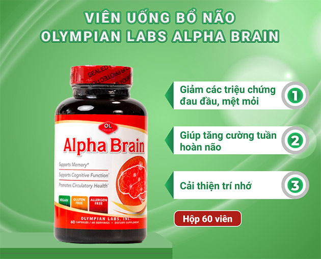 Công dụng của Alpha Brain