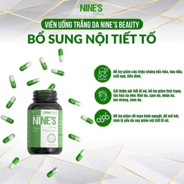 Công dụng của Viên uống trắng da NiNe’s Beauty