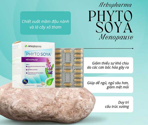 Công dụng chính của viên uống Phyto Soya Menopause