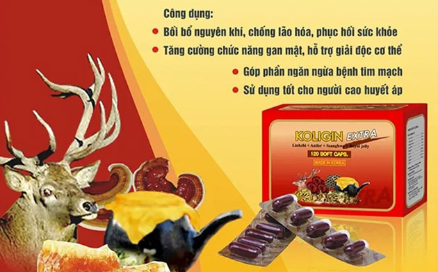 Công dụng của Koligin Extra