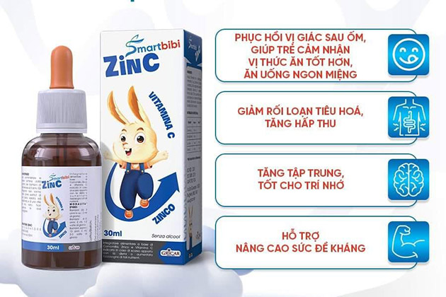 Tác dụng của Smartbibi Zinc