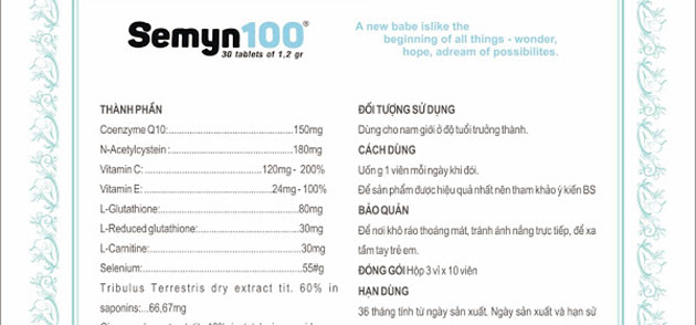 Thành phần của Semyn 100