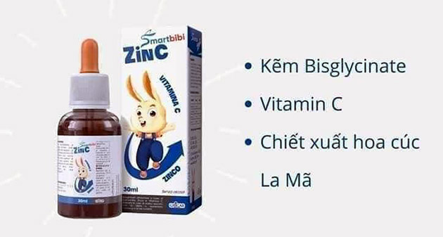 Thành phần của Smartbibi Zinc