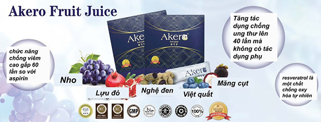 Thành phần của Fruit Juice Akero